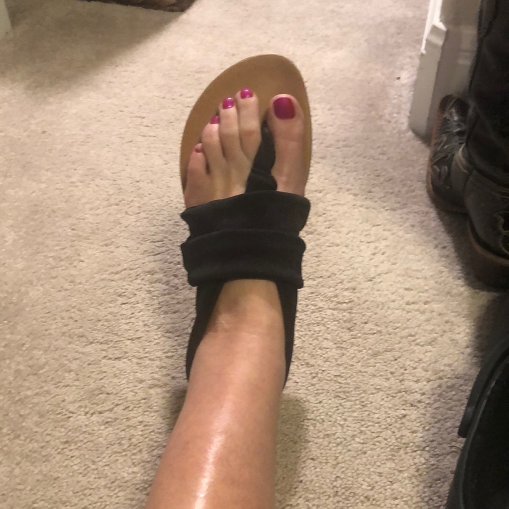 Flip flops black